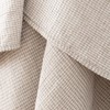 Natural Beige Linen Cotton Bath Towel Checkes