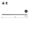 Vessel B36 ZP Double-ended Bit Air for Electric Drivers +