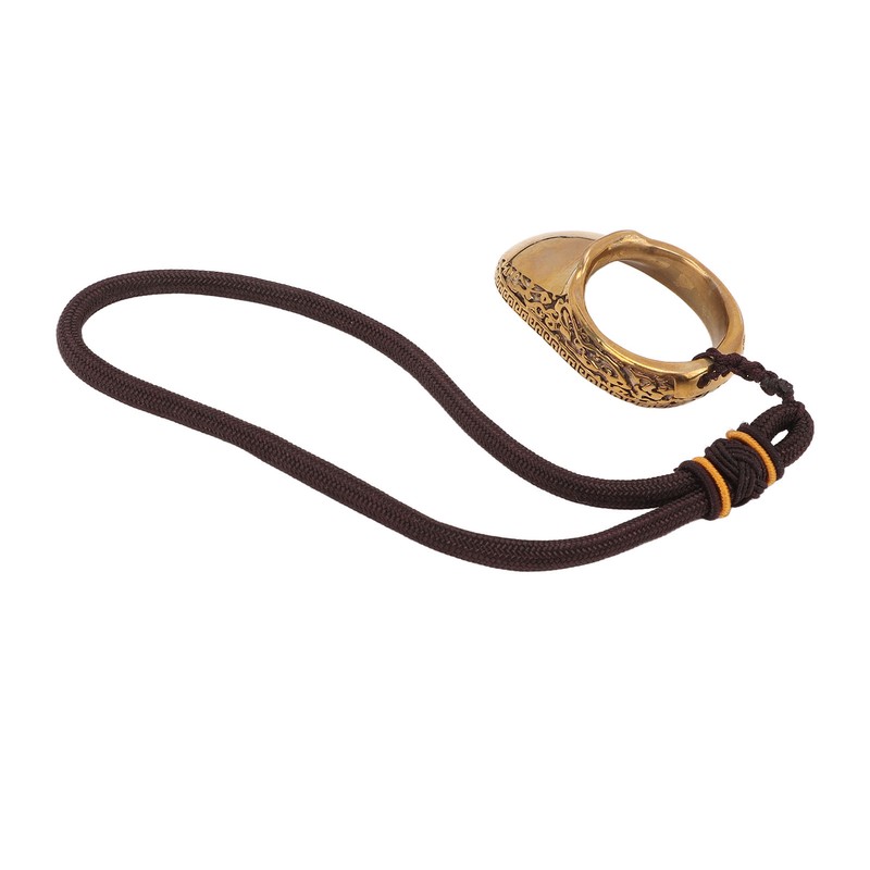 Archery Thumb Rings Good Protection Engraving Pattern Thumb Protector Rings