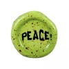 PEACE ! - Green Dove With Olive Branch 1-1/4 Inch
