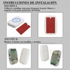 Timbre Inalámbrico para Puerta Exteriores, Botón Impermeable, Rango de Trabajo