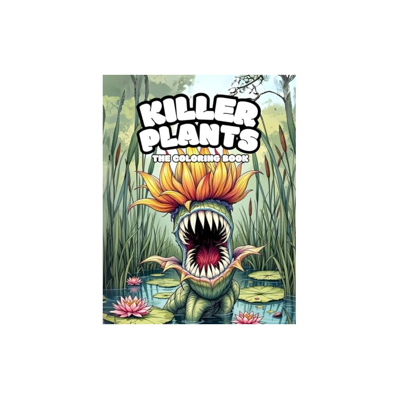 Killer Plants, The Coloring Book