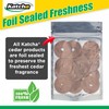 Katcha® Cedar Rings - 100% Natural Cedar Moth Repeller for