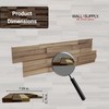 Wall!Supply 3D Wall Panels – Reclaimed Modern Asian Teak Wood