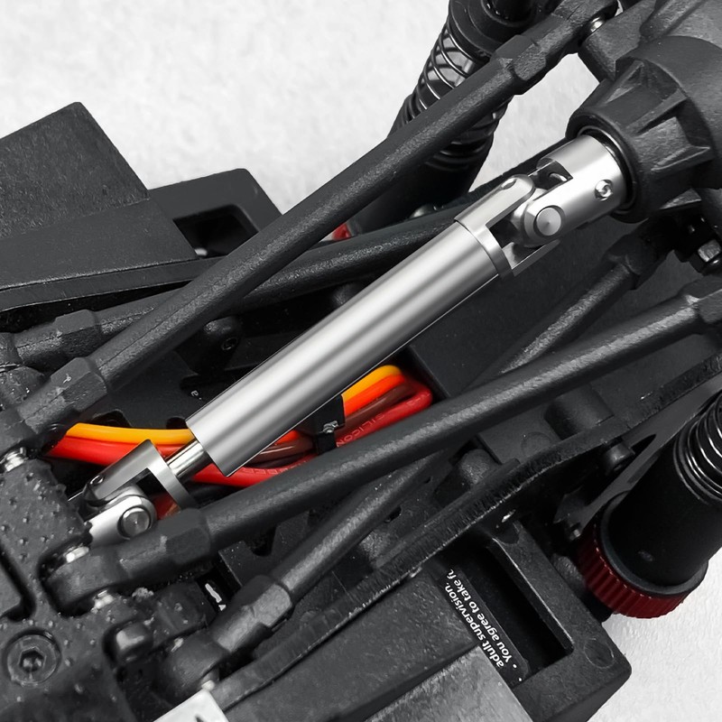 Que-T 2pcs/Set RC Driveshafts Stainless Steel Drive Shafts for RedCat