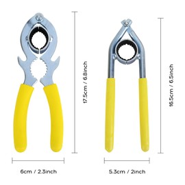 XCRPRT Repair Key, 2 Pieces Tap Aerator Key Tool, Mixing Nozzle Wrench, Universal Service Key, Tap Repair Key, Tap Wrench Universal Specification
