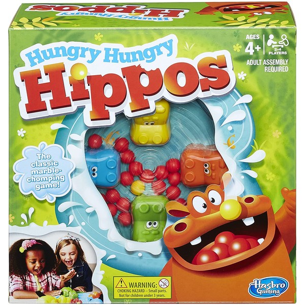 Hasbro Gaming Elefun & Friends Hungry Hungry Hippos Game