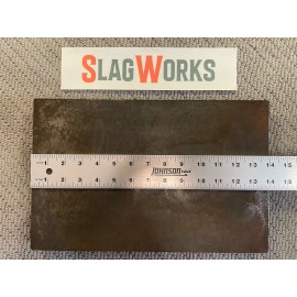 SlagWorks 3/8x9x14 inch steel plate 9”x14” A36 Hot Roll Flat .375" Thick