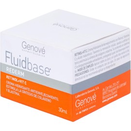 Genové Fluidbase Rederm Crema con Retinol y Vitamina C, envase con 30 ml