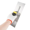 ZJNOTED plastering Trowel 12"X4" Carbon Steel Soft Handle plastering Trowel