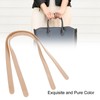 2Pcs Leather Bag Handles 25.6in Long 0.7in Wide Synthetic Leather