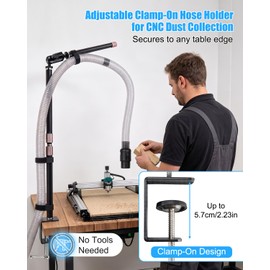 Dust Collection Boom Arm for CNC Machine & Woodworking