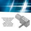 Turbo Worm Geared Motor High Torsion Micro Gearbox DC24V M8x33mm