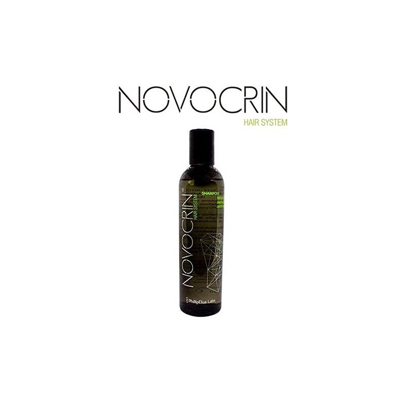 Novocrin Shampoo - Anticaída, Inhibidor de grasa, Tecnología anti-irritación, Sin
