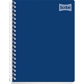 Scribe, POLYCOVER, Cuaderno Profesional con Espiral Doble de Pasta Semi Rígida, Raya de 200 Hojas (Diseño de Portada Aleatoria)                       