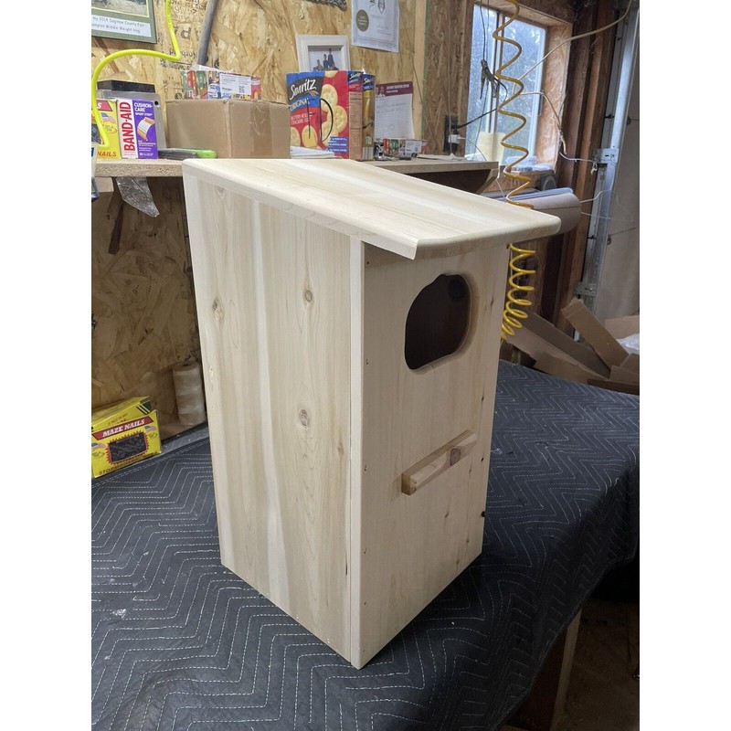 Gregg's Black-belied whistling duck nest box (white cedar)