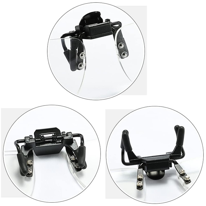 PLOPLO Rimless Clip-on Reading Glasses Reader (Black, 4.0)