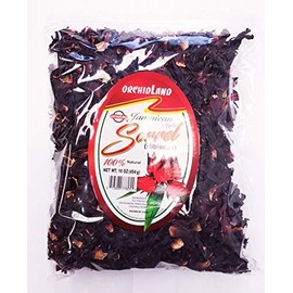 Premium Jamaican Style Very Clean Sorrel Hibiscus Flower 100% Natural (8oz)