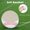 PATIKIL 9 Inch Foam Baseball 2 Pack Soft Exercise Baseballs