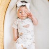 Copper Pearl Baby Stretchy Soft Knit Headband Bow Luna