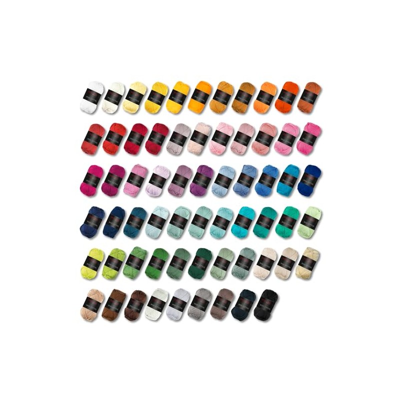 Frida's Wollhaus Pro Lana 50 g Basic Cotton Knitting Crochet