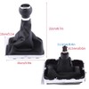 Akozon 6 Speed Car Gear Shift Knob, Shift Knob Gaiter