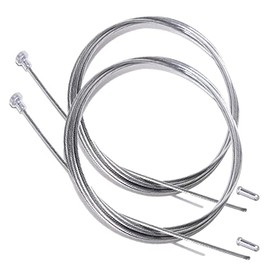 Go-Gear 2 x PEAR END BRAKE CABLES Inner Wire inc End Caps for Bicycles, Road Bikes & Hybrid Cycles