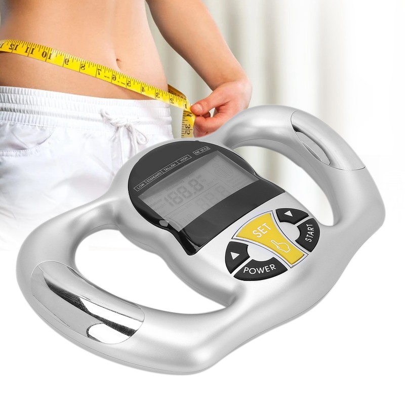 Handheld Body Fat Measuring Instrument BMI Meter Fat Analyzer Monitor