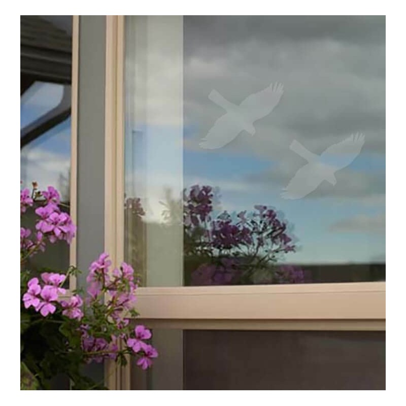 Songbird Essentials WindowAlert Hawk Anti-Collision Decal (SE7015) - UV-Reflective Window