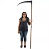BudK Grim Reaper Sickle | 24" Black Forged Curved Blade