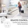 Smart Wi-Fi Plug Socket with Timer, App Remote Control, Works