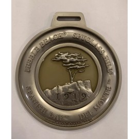 Pebble Beach Resorts 1919 Bag Tag Golf Spyglass Hill Spanish Bay Del Monte Metal