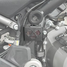 XIDAODIT For CFMOTO 450MT MT450 IBEX 450 2024 2025 Rear Master Cylinder Guard Motorcycle Brake Reservoir Protector(Black)