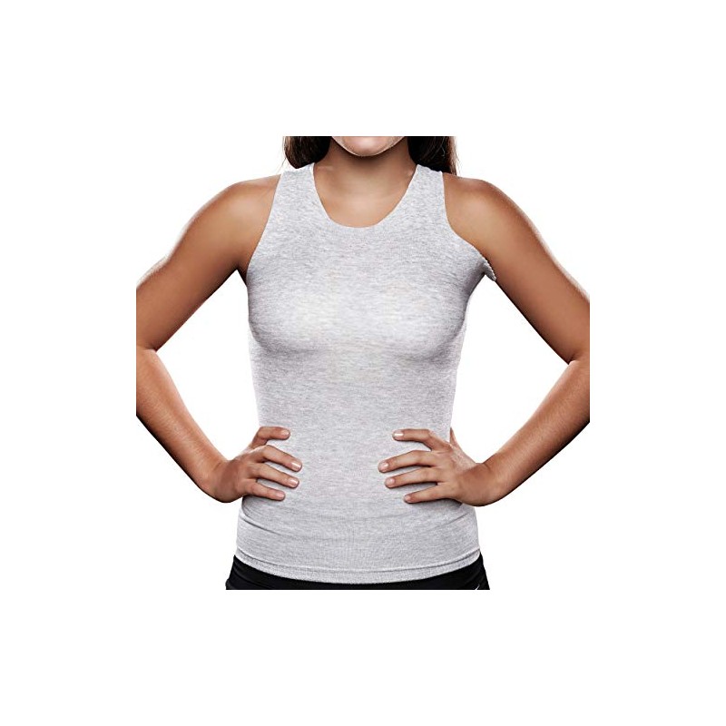 KNIT-RITE Lightweight Torso Interface V-Neck Tank w/Left Flap - X-Static