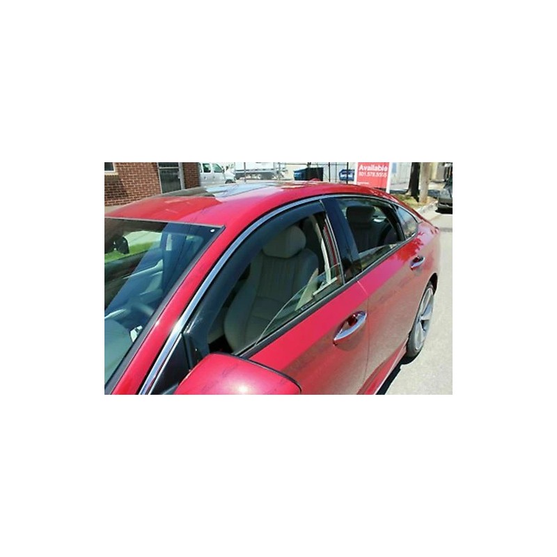Fits Dodge Hornet 2023-2025 In-Channel Window Visors Sun Guards Shade
