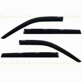 Torox For 2020-25 Toyota Highlander 4PC SMOKE Door Vent Visors Window Rain Guards