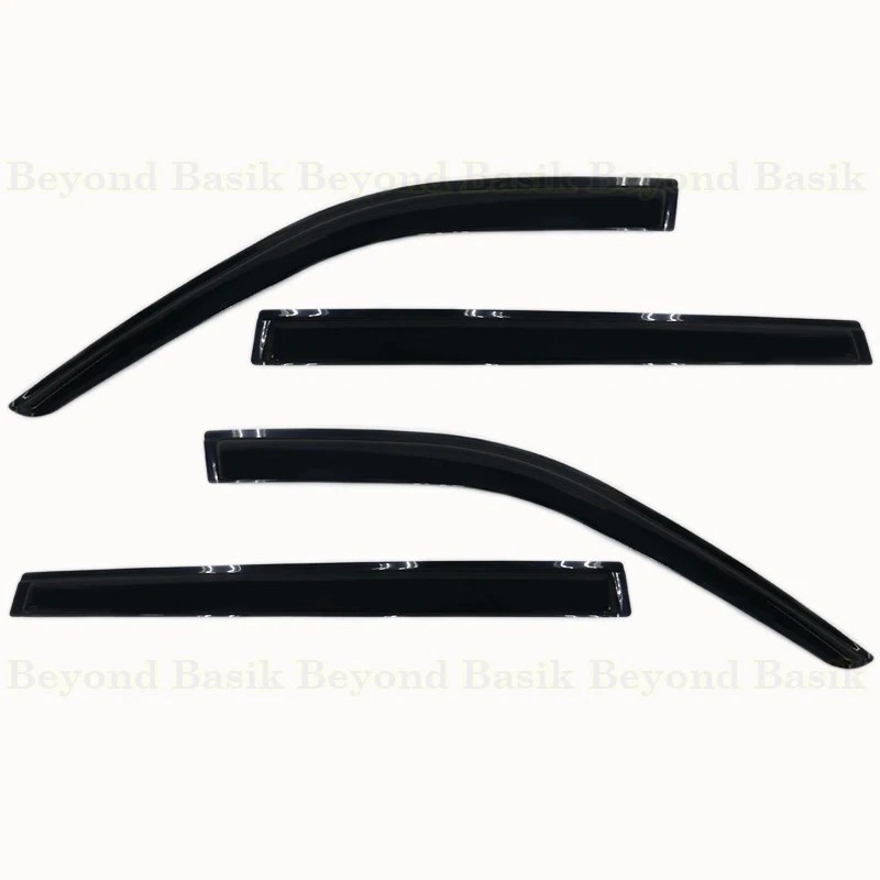 Torox For 2020-25 Toyota Highlander 4PC SMOKE Door Vent Visors