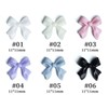Mixed 30 Pcs Pink, White Ribbon Resin Bow Nail Charm,