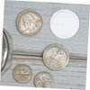SEWACC 50Pcs Coin Storage Box Transparent Protectors for Collectibles and