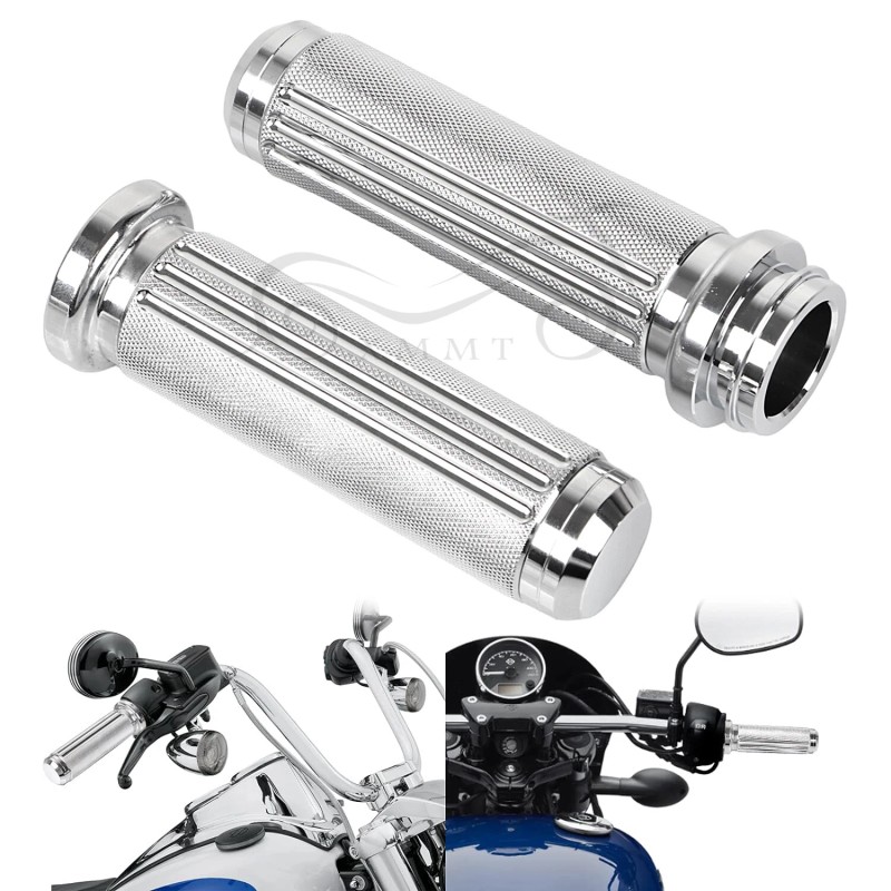 Unbranded 1" Electronic Handle Bar Hand Grips For Harley Electra