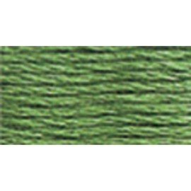 DMC 117-320 Mouline Stranded Cotton Six Strand Embroidery Floss Thread, Medium Pistachio Green, 8.7-Yard