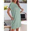 EVALESS Womens Summer Dresses 2025 Fashion Short Sleeve Cute Spring