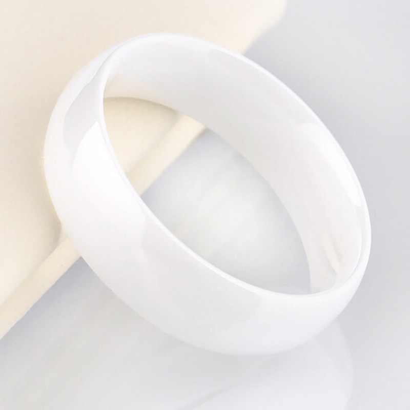 Jude Jewelers 8mm White Ceramic Ring (8)