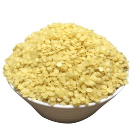 1 LB Pure Natural Yellow Beeswax Pellets for Candle Soap Making, Lip Balms Skin Care Product Making, Cosmetic Grade, Triple Filtered (Yellow, 1 LB)