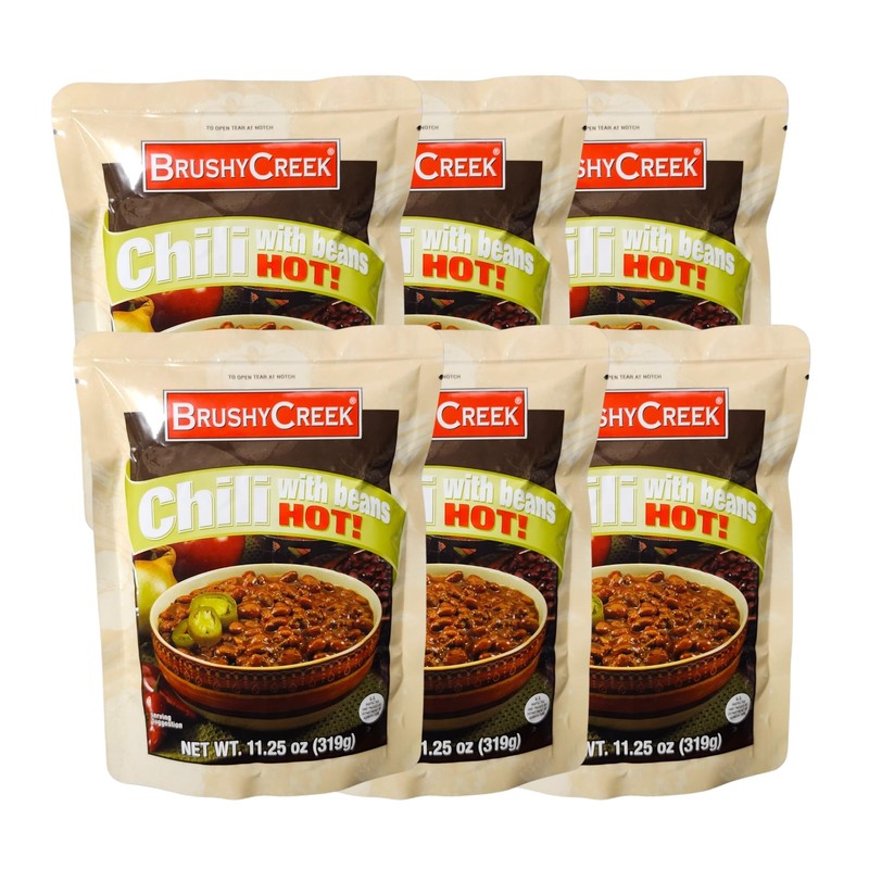 Generic Brushy Creek Hot Chili with Beans, 11.25 oz, Pack