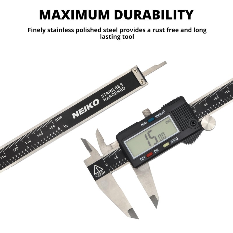 NEIKO 01407A Electronic Digital Caliper Measuring Tool, 0 - 6