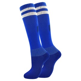 HYCLES Kids Football Socks Children Athletic Socks Breathable Grip Sports Training Soccer Socks for Boys and Girls 3-6 Years