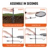 VEVOR Swivel Campfire Grill, Fire Pit Grill Grate over Fire