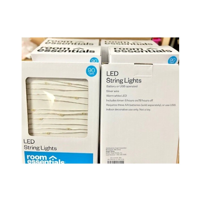 Room Essentials 30 ft LED 90 ct Fairy String Lights