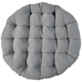 Blazing Needles Twill Papasan Cushion, 1 Count (Pack of 1), Steel Grey